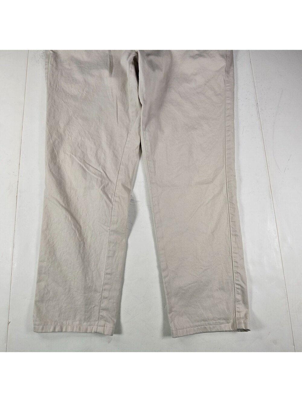 Peter Millar Pant Mens 36x27 Beige Pima Cotton Straight Chino - Picture 2 of 9